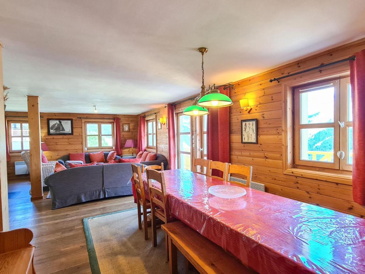 Chalet Spacieux A Flaine Avec Sauna, Cheminee Et Balcon - 6 Chambres, Proche Des Pistes - Fr-1-425-4 ภายนอก รูปภาพ